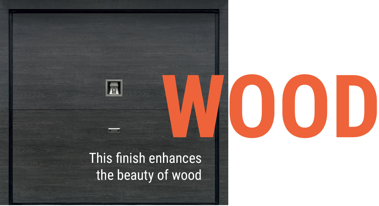 Wood garage doors
