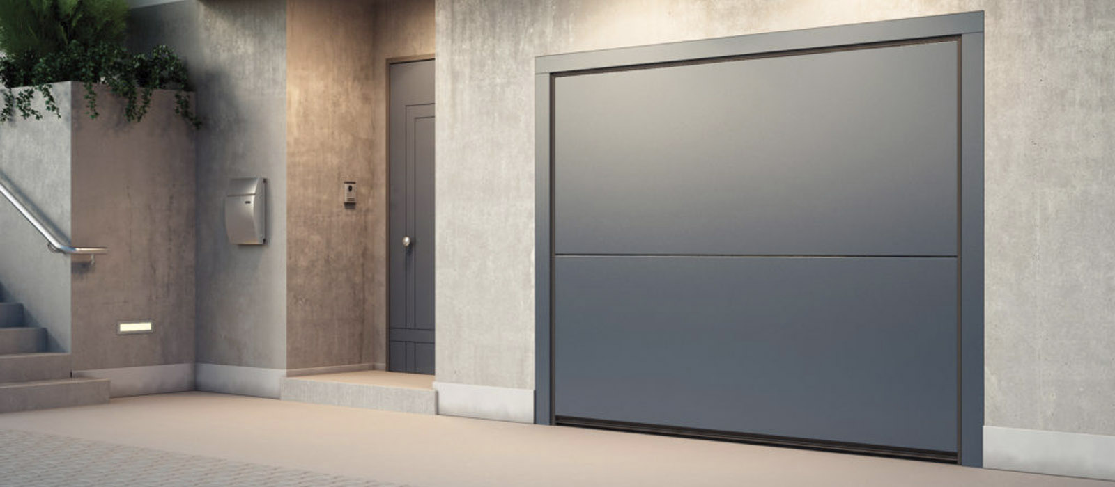 overlap canada : garage doors plana model